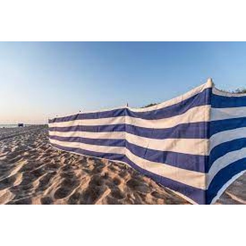 Paplūdimio užuovėja - tvorelė 6 m. "Mėlyna-balta"