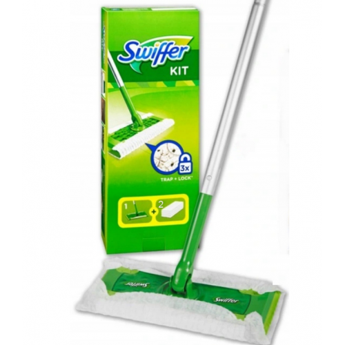 Šluota "Swiffer" su šluostėmis