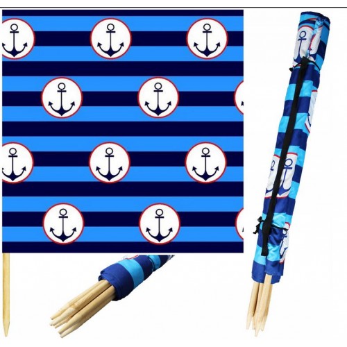 Paplūdimio užuovėja - tvorelė 8 m. "Mėlynas inkaras"