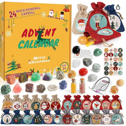 Advento kalendorius "Akmenys ir mineralai" 01