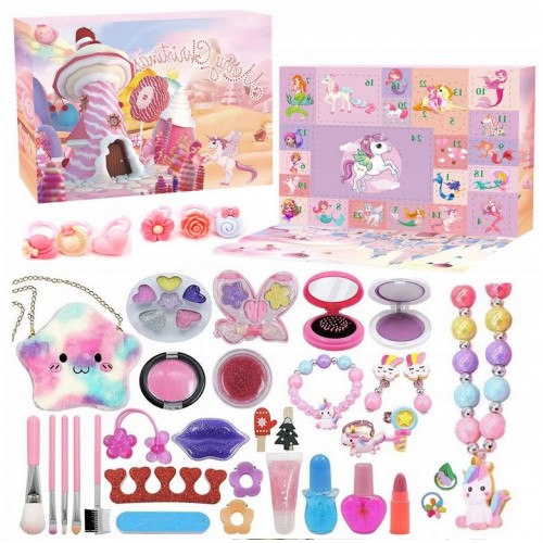 Advento kalendorius "Makiažo rinkinys vaikams"