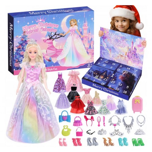 Advento kalendorius "Lėlė su aksesuarais"