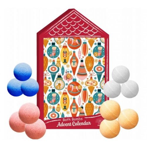 Advento kalendorius "12 vonios burbulų" 