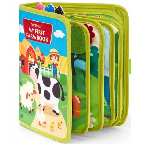 Lavinamoji XXL Montessori knyga "Ūkis"