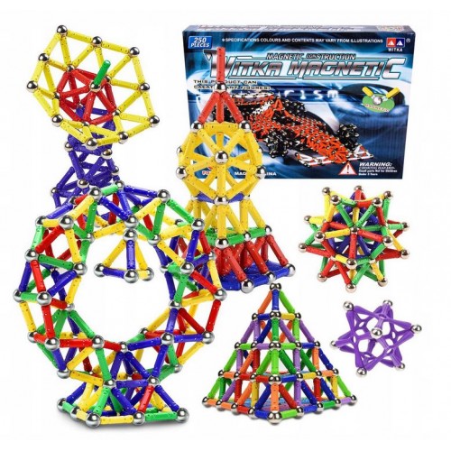 Konstruktorius "Witka Magnetic" 250 detalių