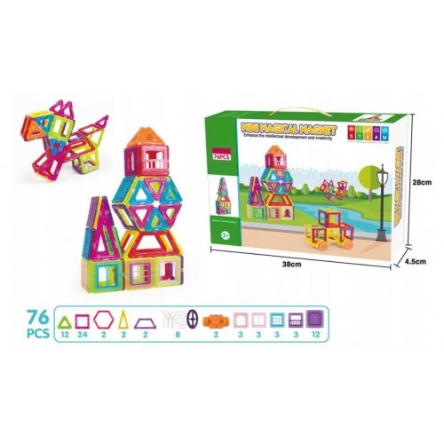 Konstruktorius "Mini Magical Magnet" 158 dalių 