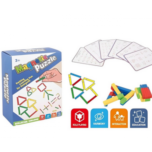 Konstruktorius magnetinis "Mokytis ir pažinti linksmai"