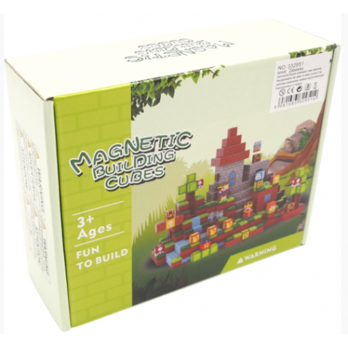  "My world" Magnetinis konstruktorius „Magnetic Building Cubes“
