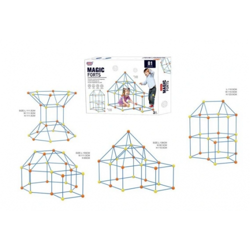 Konstruktorius "Namas iš šiaudelių  81 vnt."