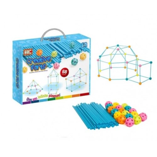 Konstruktorius "Namas iš šiaudelių" 68 el.