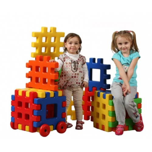 Konstruktorius  "Gigantiškos statybinės kaladėlės Vafliai" 20 dalių 