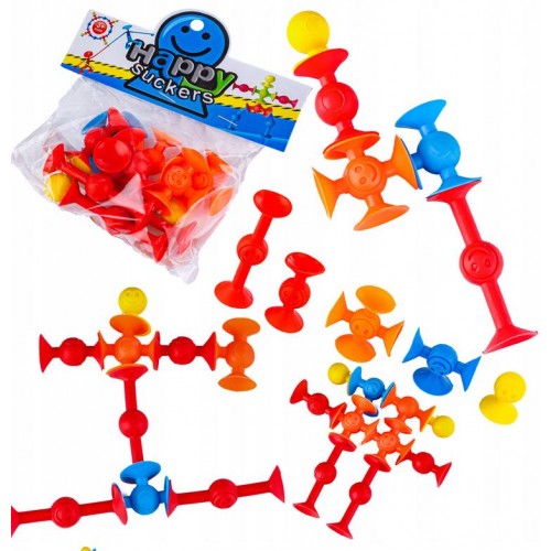 Konstruktorius linksmieji siurbtukai Happy suckers (mini rinkinukas)