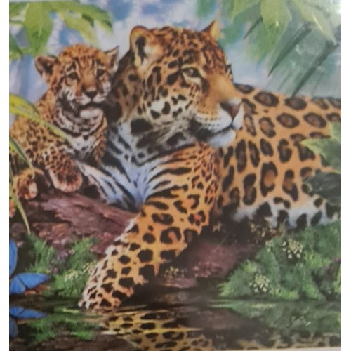 Deimantinės mozaikos rinkinys "Leopardai"