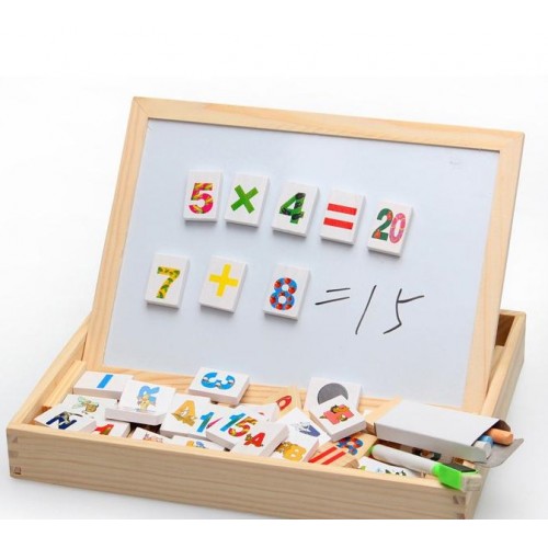 20 Daugiafunkcinė piešimo-delionės lentutė "Skaičiai"