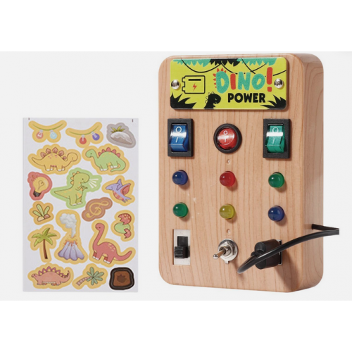 Lavinamoji Montessori veiklos lenta "Dinozaurai" M dydžio