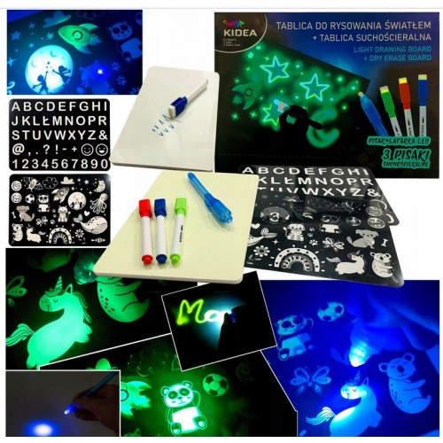 Piešimo lenta "Piešk su šviesa 2in1"  A5