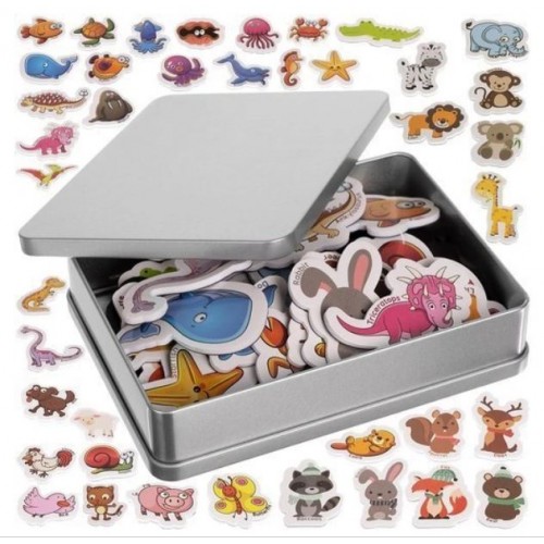 Magnetinių gyvūnų rinkinys 40 vnt.