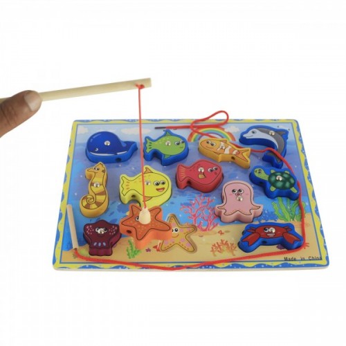 Medinis magnetinis - veriamas žaislas 2 in1