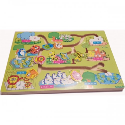 Medinis labirintas "Zoologijos sodas"