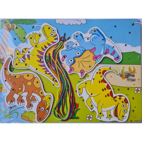 Medinė veriamoji delionė "Dinozaurai"