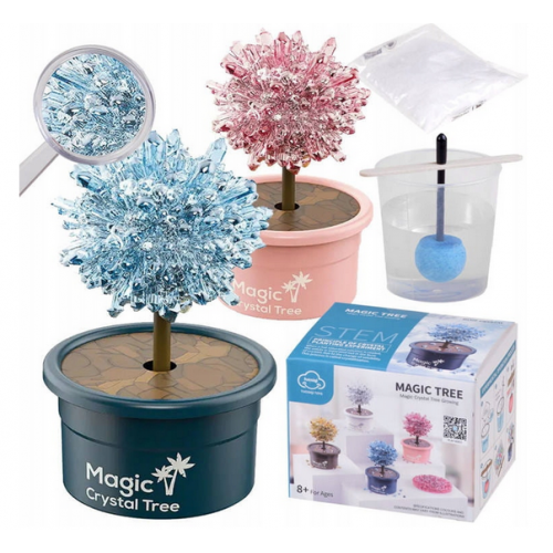 Kristalų auginimas "Laimės medis"