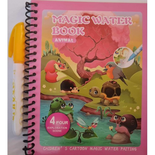 Piešimo su vandeniu knygelė "Gyvūnai" 02