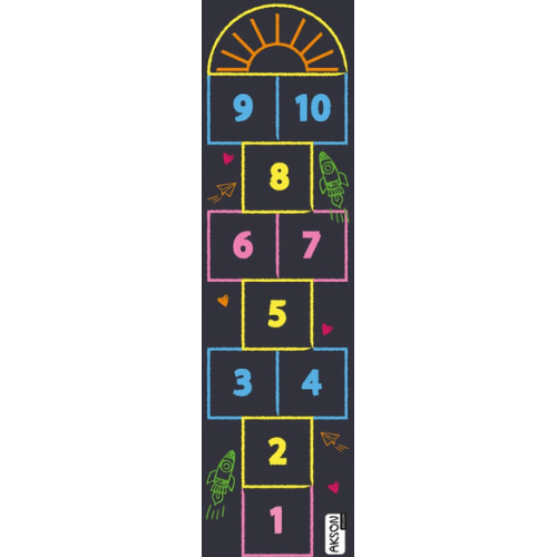 Žaidimų kilimėlis "HOPSCOTCH" 50 x 180 cm.