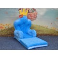 Vaikiškas fotelis - lova "Mėlyna karūna"
