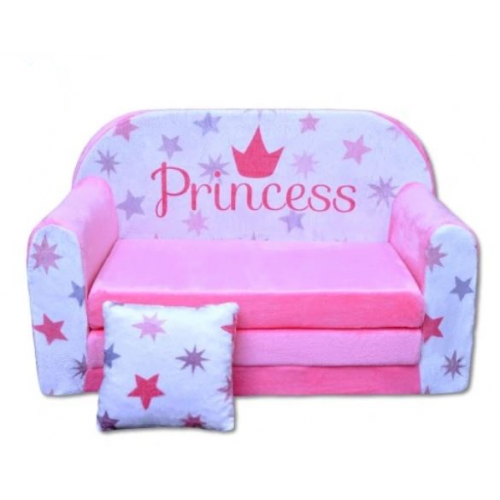 Vaikiška midi sofa - lova "Princesė" 02
