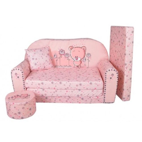 Vaikiška midi sofa - lova "Meškutis" 02