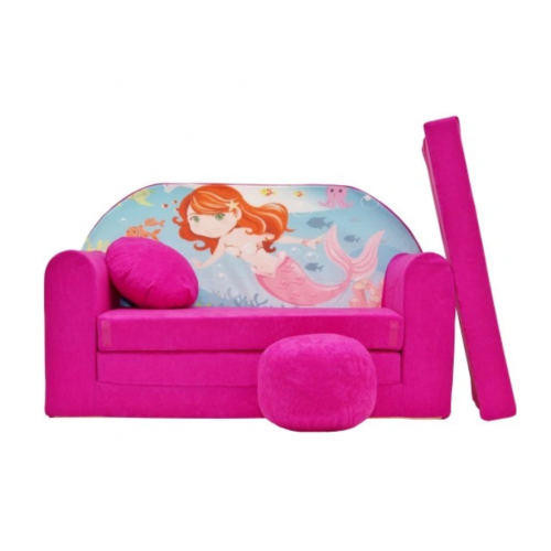 Vaikiška midi sofa - lova "Undinėlė"