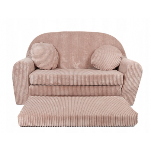 Vaikiška midi sofa - lova "Galeriat"  Rausva