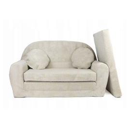 Vaikiška midi sofa - lova "Galeriat"  Šviesiai smėlinė