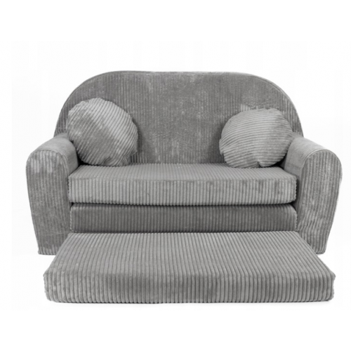Vaikiška midi sofa - lova "Galeriat"  Pilka