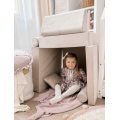 Vaikiška modulinė Montessori Comfort Corduroy mini žaidimų sofa (Šviesiai mėtinė)