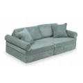 Vaikiška modulinė Montessori Comfort Corduroy mini žaidimų sofa (Šviesiai mėtinė)