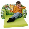 Vaikiška mini sofa - lova "Džiunglės"