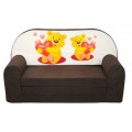 Vaikiška mini sofa - lova "Du meškučiai"