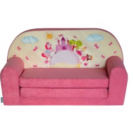 Vaikiška mini sofa - lova "Pilis"