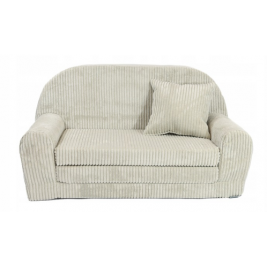 Vaikiška mini sofa - lova "Galeriat" Šviesiai smėlinė
