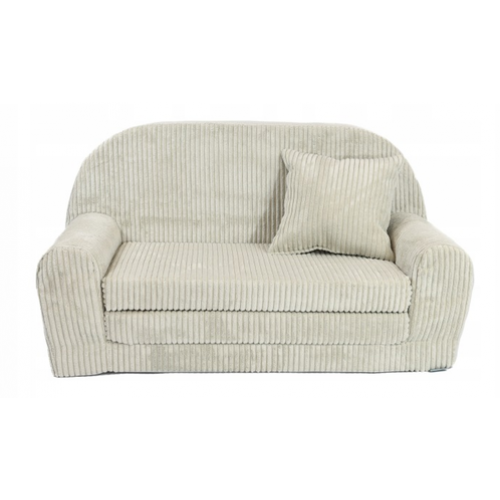 Vaikiška mini sofa - lova "Galeriat" Šviesiai smėlinė