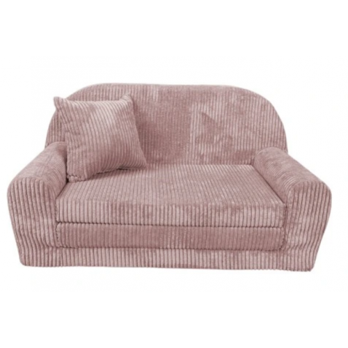 Vaikiška mini sofa - lova "Galeriat" rausva