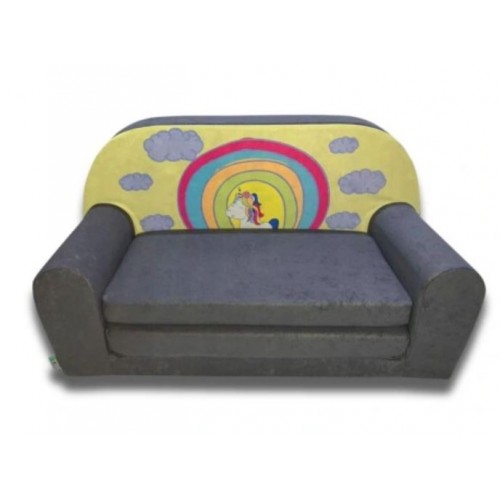 Vaikiška mini sofa - lova "Vienaragis"