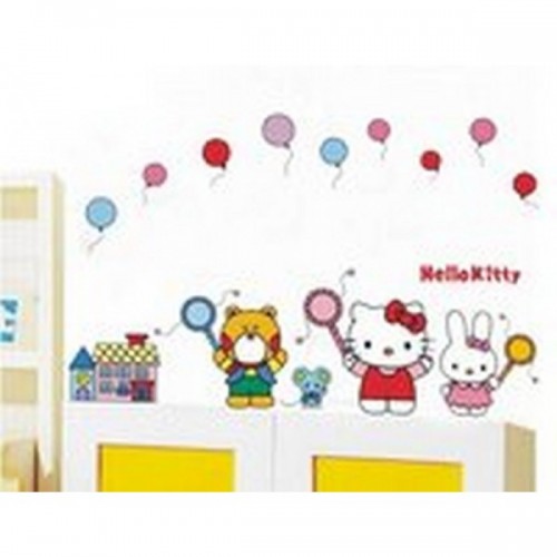 Sienų-baldų lipdukai Hello Kitty 06