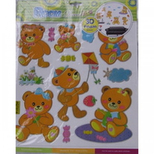 Sienų-baldų lipdukai Meškučiai 02