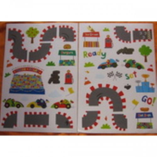 Sienų-baldų lipdukai Lenktynės