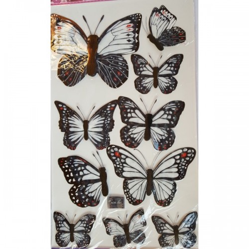 Sienų-baldų lipdukai Drugeliai 07