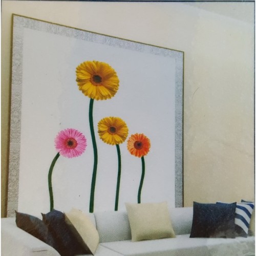 Sienų-baldų lipdukai Gerberos 01