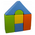 Modulinė minkšta žaidimų aikštelė "Mini pilis"