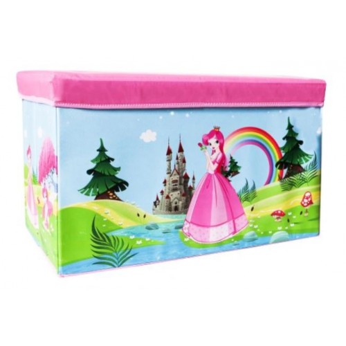 Žaislų dėžė - pufas "Princesės"